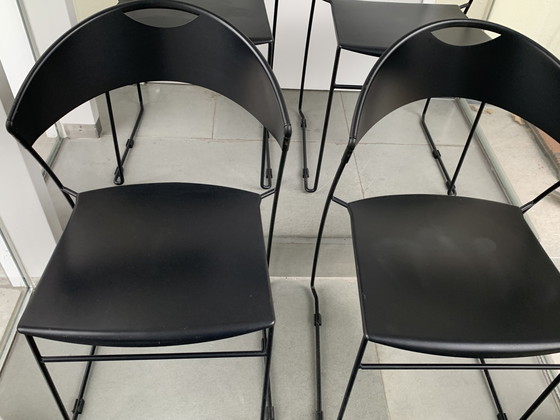 Image 1 of 6x Chaise Caruti Baleri Italia - Juliette HW 601 - Empilable