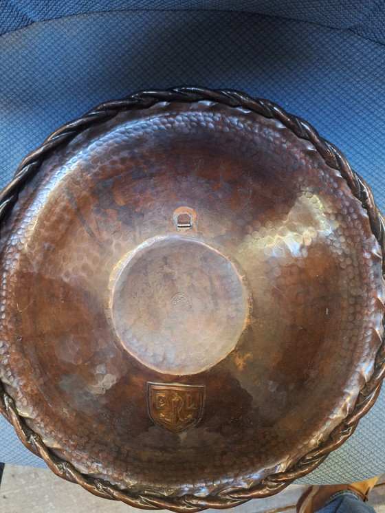 Image 1 of Esperance-Longdoz copper bowl