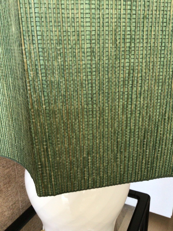 Image 1 of Grande lampe de table italienne en verre de Murano tourbillonnant, style milieu du XXe siècle, H 78 cm