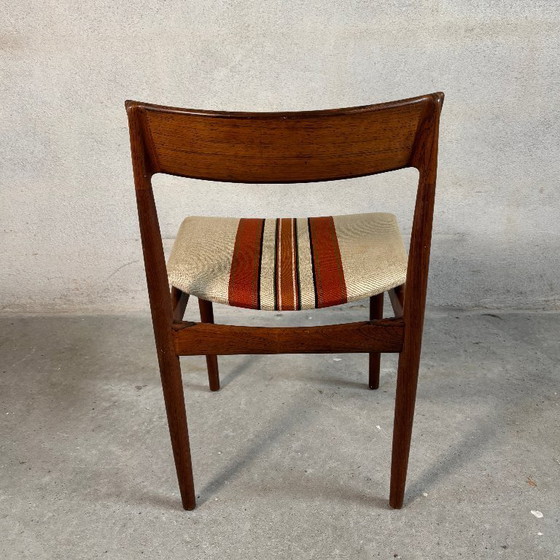 Image 1 of 2x Rosengren Hansen Model 39 Eetkamerstoelen — Palissander