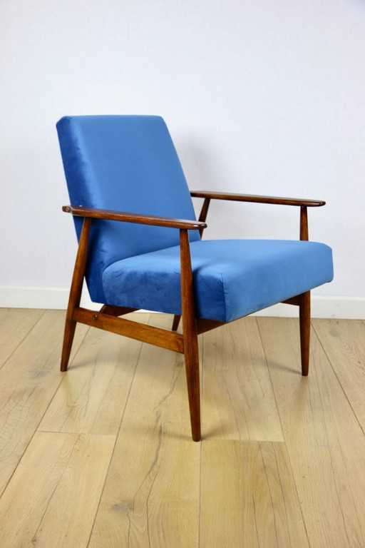 Poltrona vintage Easy Armchair 'Lis', anni '70, blu - 2 pezzi disponibili