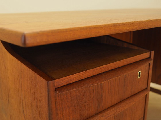 Image 1 of Teakhouten bureau, Deens design, jaren 70, productie: Denemarken