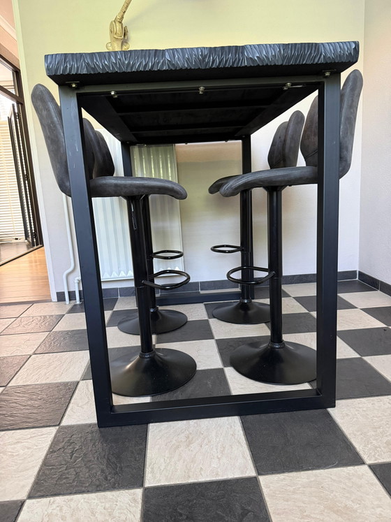 Image 1 of Tavolo da bar Bram nero di DTP Home