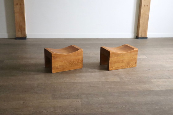 Image 1 of Paar 'Palle' krukjes van K.J. Pettersson & Söner, Zweden 1970