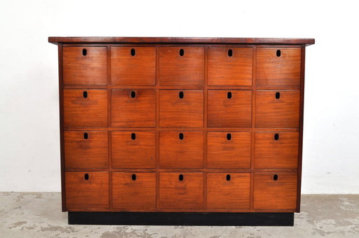 Cómoda vintage de caoba, años 30