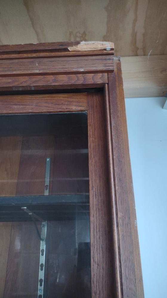 Image 1 of Bookcase with display case