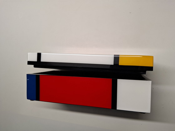 Image 1 of Mondrian Lacquer Box Lacma Edition