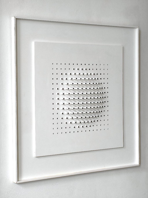 Zero Art Wandreliëf, Abstract Kunstwerk
