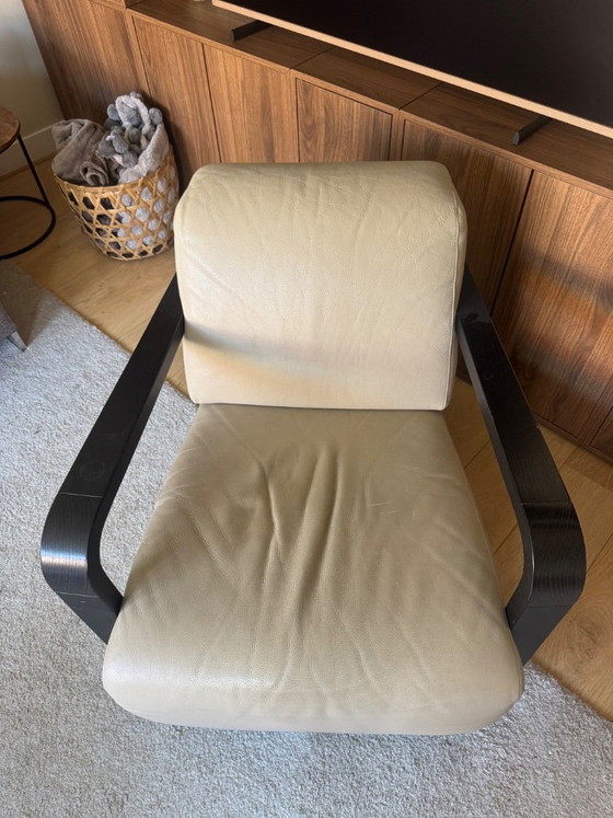 Image 1 of Leolux leren fauteuil 