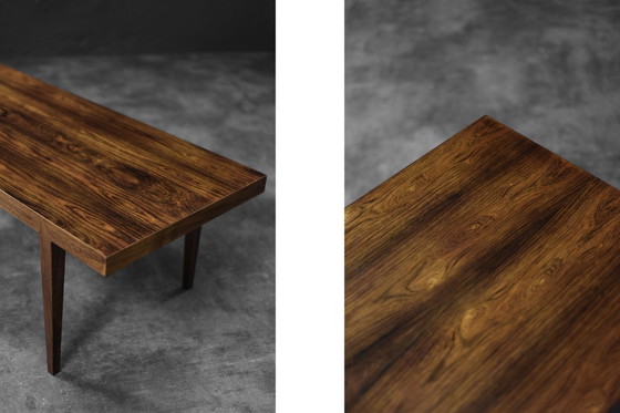Image 1 of Vintage Deense palissander salontafel uit het midden van de eeuw door Severin Hansen voor Haslev Møbelfabrik, jaren 60