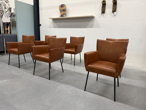 6 Design on Stock Moka Dining Chairs Cera Clay