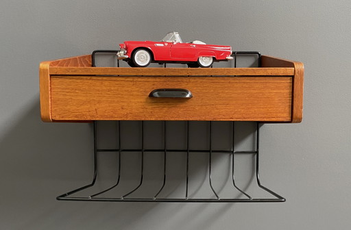 String wandmeubel voor telefoon 1960s