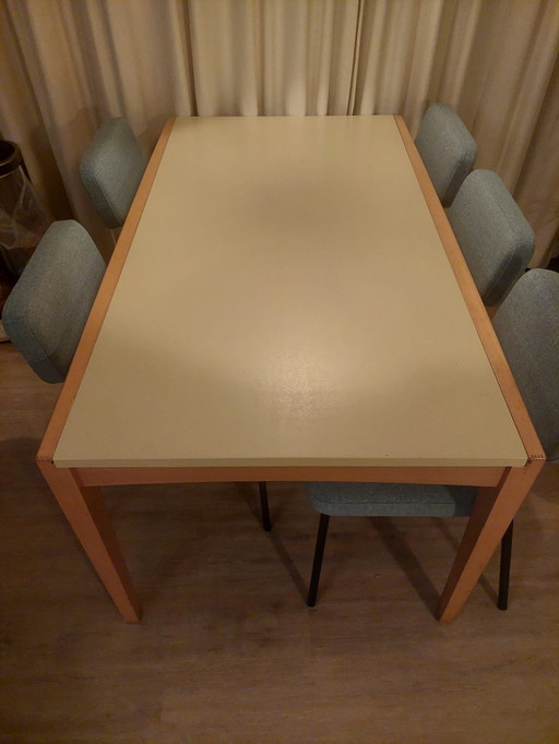 Formica HPL extendable table 165 - 225 x 90 cm