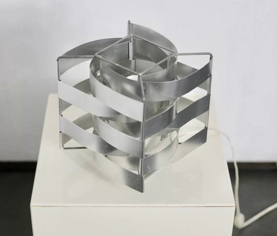 Image 1 of Metalen lamp, jaren 70