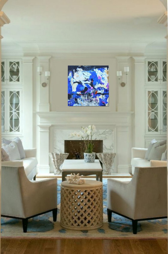 Lost in the Blues – Paintings & Drawings, Canvas (photo 5 of 5)