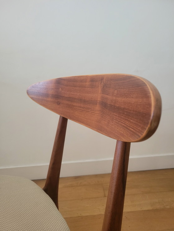 Image 1 of Vintage Danish Dining Chair in Teak 1960s.