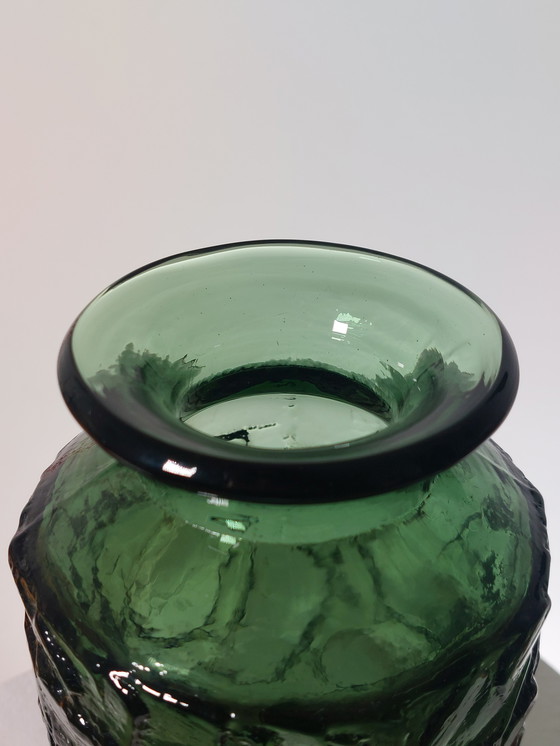 Image 1 of Vintage Mid Century Glasvase Göte Augustsson Ruda Glasbruk 1960er