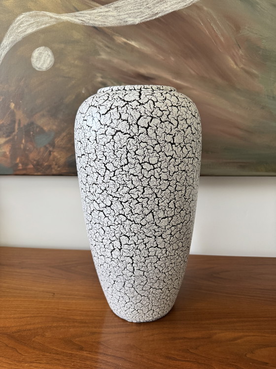 Image 1 of Vase de sol XXL, 41 cm de haut, Jasba, Lava, grand vase, milieu du XXe siècle