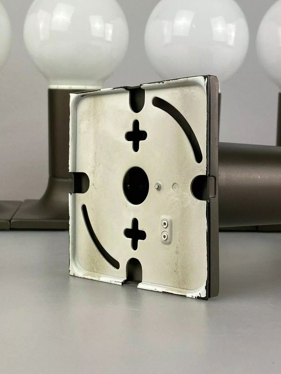 Image 1 of Applique anni '60 e '70, lampade da parete a tubo di Rolf Krüger per il personale anni '60 e '70