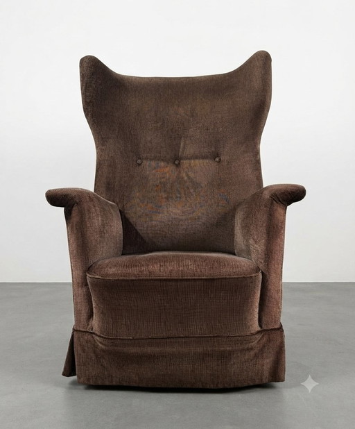 Comfortabele XL oorfauteuil - wingchair – Textile