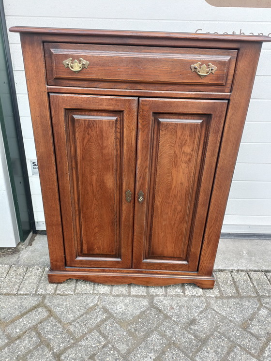 Image 1 of Beautiful oak storage cabinet