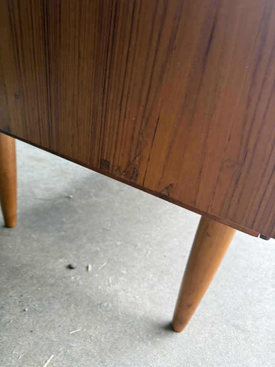 Image 1 of Vintage Musterring Möbel Secretaire Uitschuifbaar Blad