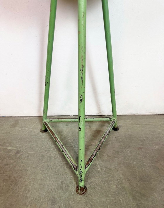 Image 1 of Green Industrial Workshop Stool, 1960s