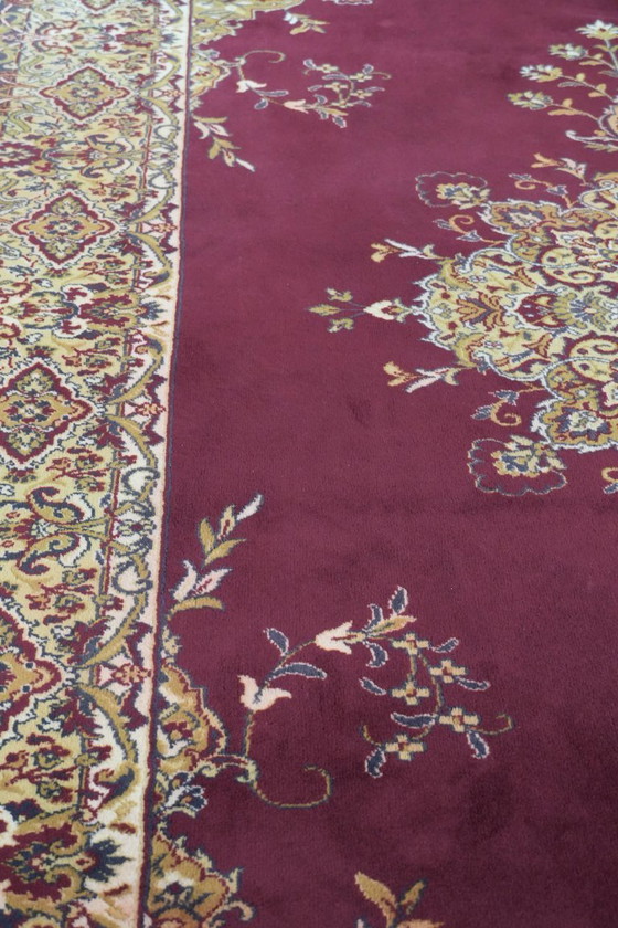 Image 1 of Tappeto/moquette pazzesca con bellissimi motivi principalmente nei colori rosso e giallo 296x203cm