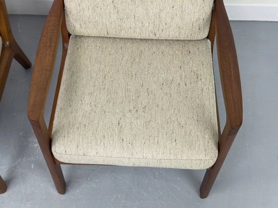 Senator Fauteuils in Teak en Wol van Ole Wanscher voor Cado, Set van 2 – Wool, Mid Century Modern (photo 18 of 25)