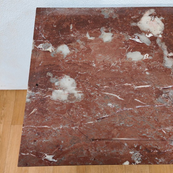 Image 1 of Comò antico, cassettiera, mobile da bagno con piano in marmo.