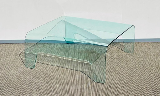 Coffee Table # Vintage 90s # Square Low Table