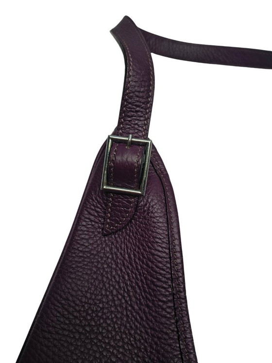 Image 1 of Sac bandoulière Hermès Massai PM Raisin en cuir Clémence – 2009