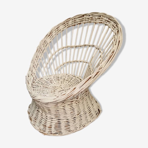 rattan armchair basket for children