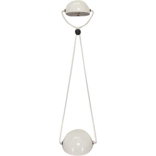 Vintage white Meridiana lamp by Paolo Piva for Stefano Cevoli