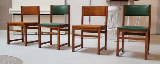 Image 1 of 4x Chaises du milieu du siècle