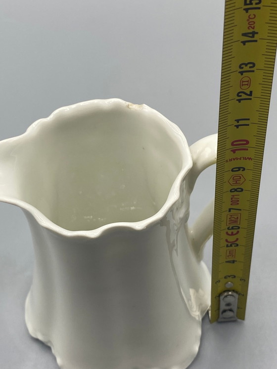 Haviland France Creamer - White Gadrooned Porcelain - Limoges – Decorative Objects (photo 5 of 5)