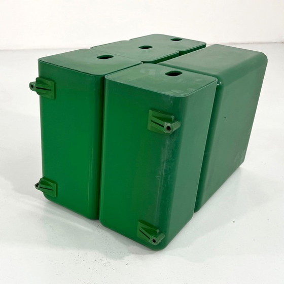 Image 1 of Mobiletto da scrivania verde di Georges Coslin per Longato, anni '60