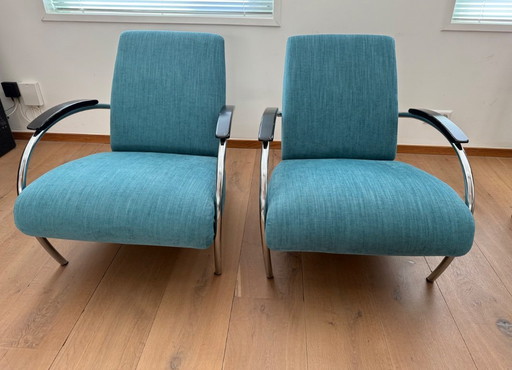 2 chaises Gelderland design Jan de Bouvrie