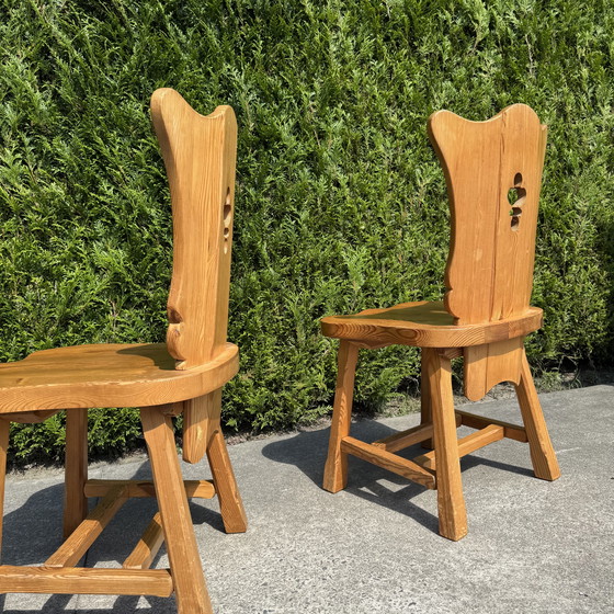 Image 1 of Set van 6 vintage stoelen