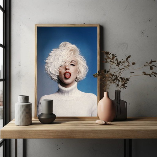 Marilyn Monroe Portrait Art Print