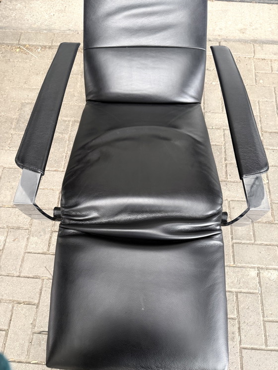 Image 1 of Jori Idaho Relax Armchair, Medium, Multi-Move, Black Leather, As Good As New