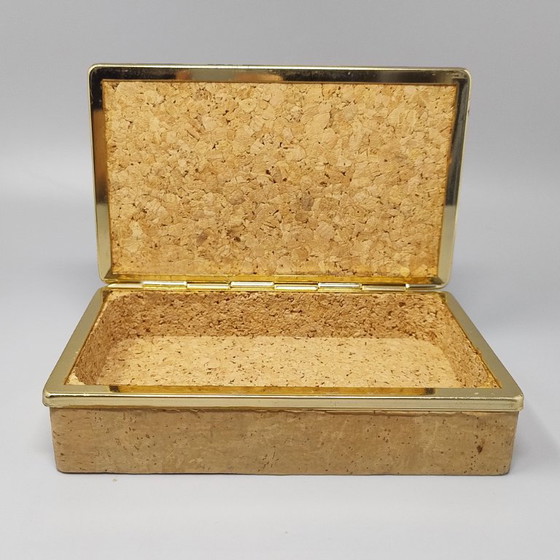 1970s Astonishing Box Crafted From Sardinian Cork. Made in Italy – Decorative Objects (photo 10 of 10)