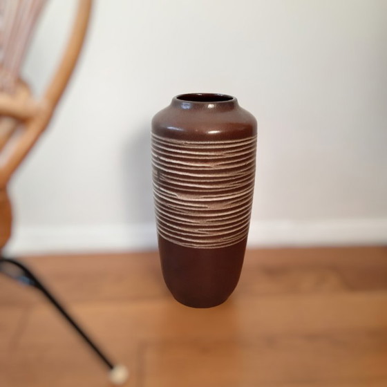 Jarrón Scheurich Fat Lava Mid Century Modelo 517 45, H 45cm – Scheurich W-Germany, Jarrones, Ceramic (photo 3 of 7)