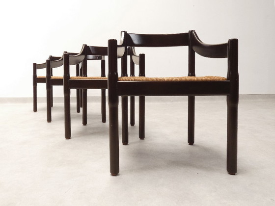 Sillas Cassina Carimate - ratán marrón – Sillas de comedor, Wicker, Vintage (photo 11 of 29)