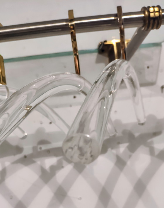 Image 1 of Garderobe R14 von Peter Ghyczy mit 9 Kleiderbügeln