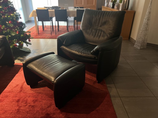 Leolux Ronchamp Arcadia 3910 noir, modèle haut de gamme