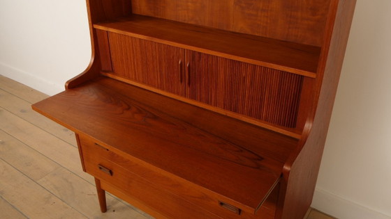 Vintage Boekenkast | Secretaire | Teak | Johannes Sorth – Boekenkasten, Wood (photo 4 of 12)