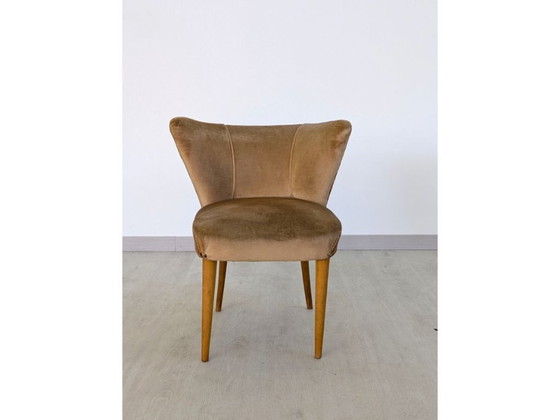 Image 1 of Fauteuil rose des années 50/60, design italien