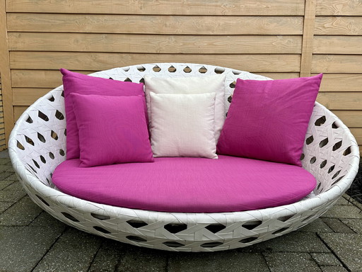 B&B Italia Outdoor Canasta Patricia Urquiola swivel sofa
