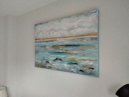 Modernes Gemälde: Strand, Meer